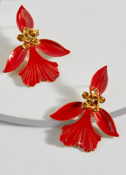 Styles Bloom Earring (Red)