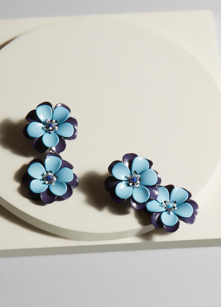 Cali Drop Earrings (Blue)