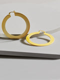 Cassidy Flat Hoop Earrings