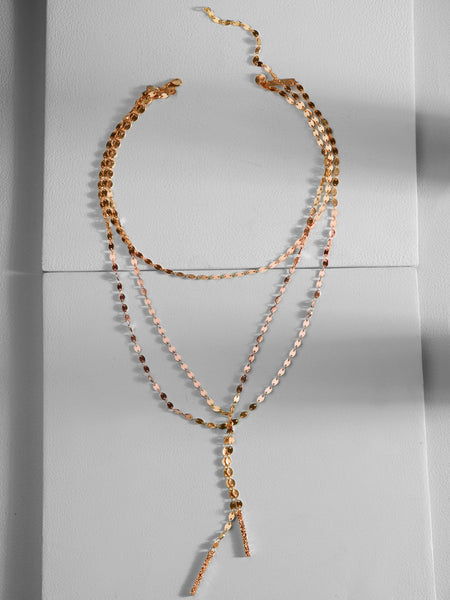 Keira Y-Chain Layered Necklace