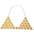 Madonna Jeweled Bra with Crochet Panty