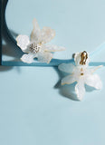 Layla Flower Resin Stud Earrings