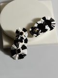 Sunflare Black Drop Earrings