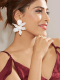 Layla Flower Resin Stud Earrings