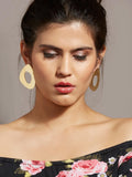 Essra Three Cornered Hoop Earrings