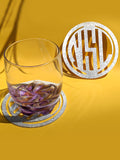 Big Monogram Coasters (set of 4)
