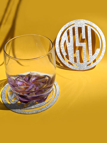 Big Monogram Coasters (set of 4)