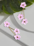 coloured balanced drop earrings (Lemonade)