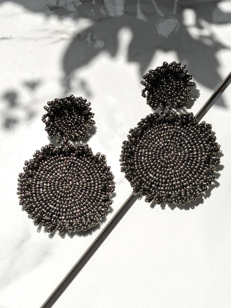 Marise flower earrings (Silver)