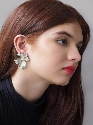 Silevr Nature Earring