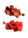 Floria Tassel Earring(Orange)