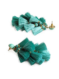 Floria Tassel Earring(Green)