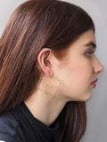 Gisele Gold Hoops