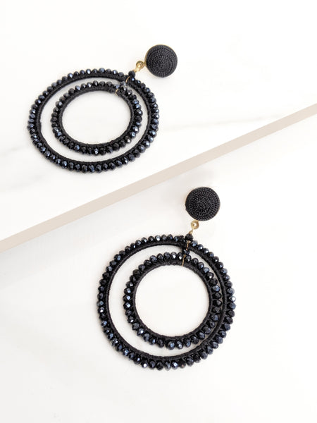 Black Starlight Earrings