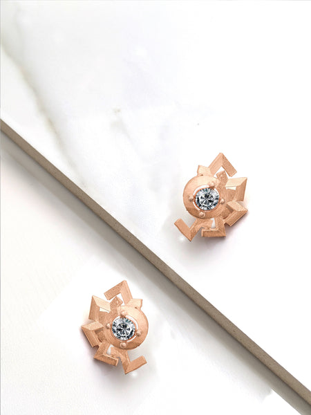 Vintage Edged Earring