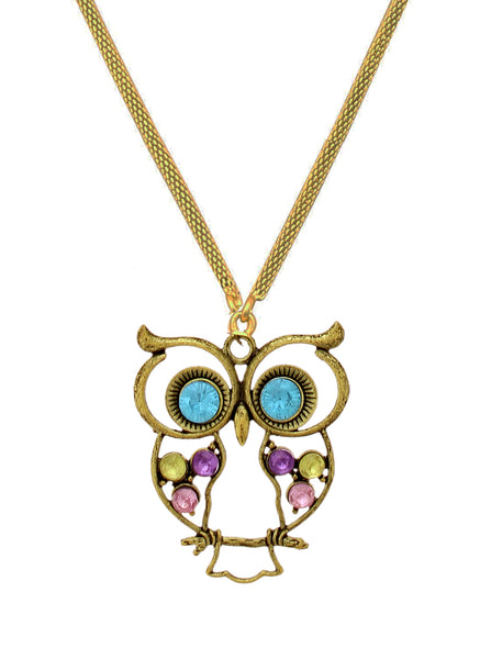Owl Motif Necklace