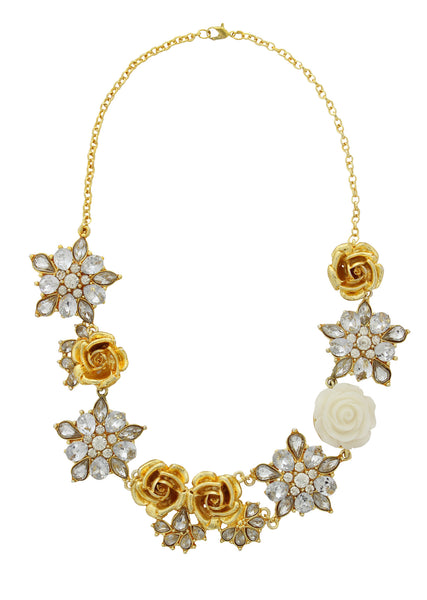 Floral Bouquet Necklace