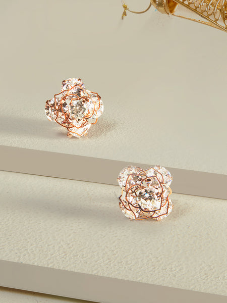 Hollow Petal Earrings