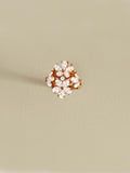 Floral gold Ring