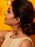 Azalea Crystal Earrings (Gold)