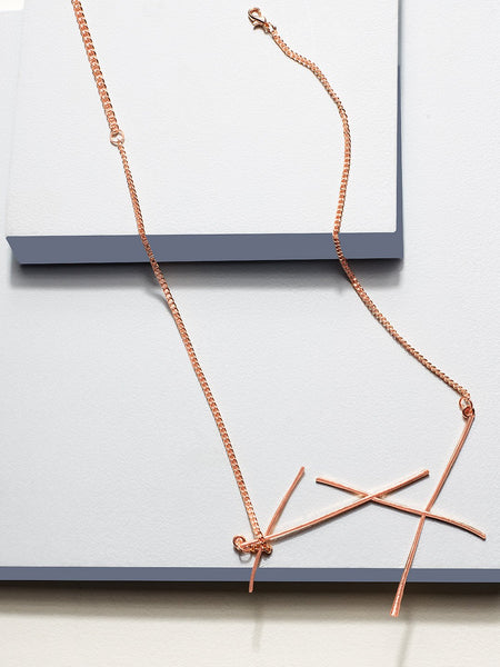 Estella collared necklace (Gold)
