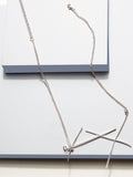 Estella collared necklace (silver)
