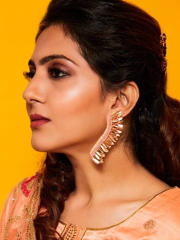 Allison drop earrings (Rose-Gold)
