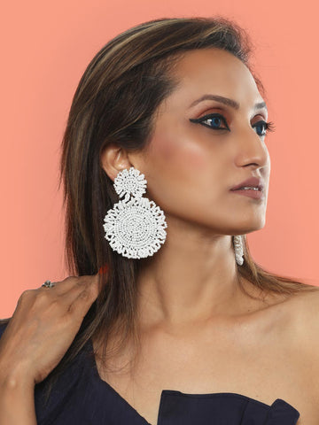 Marise flower earrings (copper)