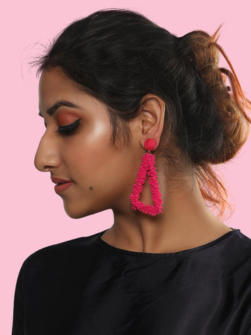 Helen drop earrings (Pink)