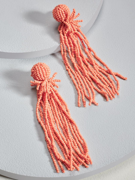 Linda drop earrings (Peach)