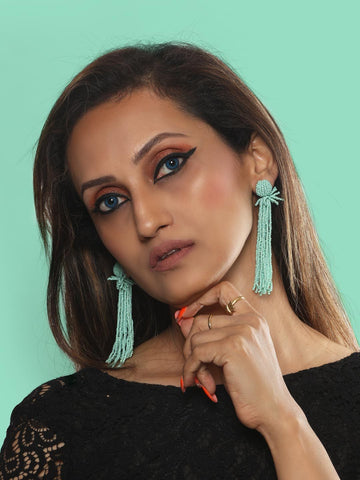 Linda drop earrings (Green)