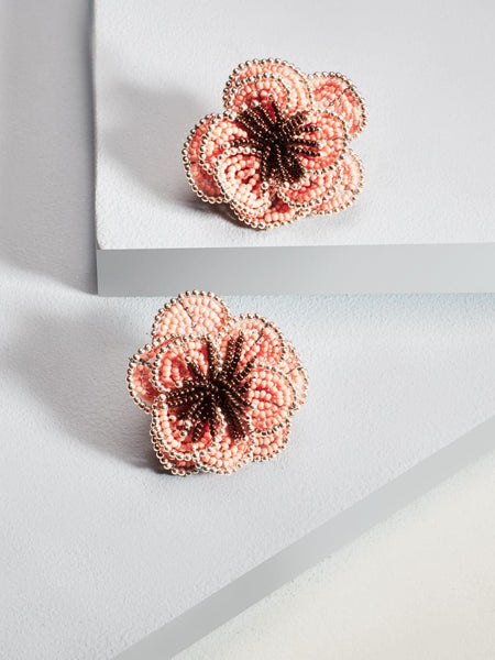Amor blooming studs (Peach)