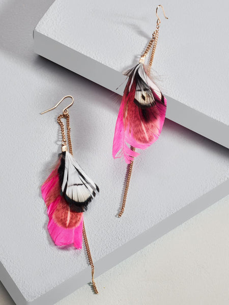 Judith feather earrings