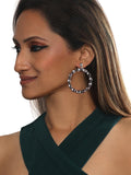 Pearshaped Hoop Earrings