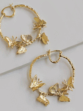 Midnight Butterfly Hoop