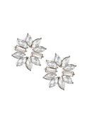 Crsytal Flower Stud Earring