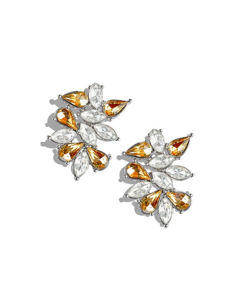 Two Toned Crystal Earring