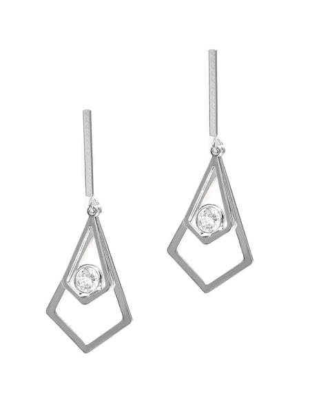 Silver Drop Earring