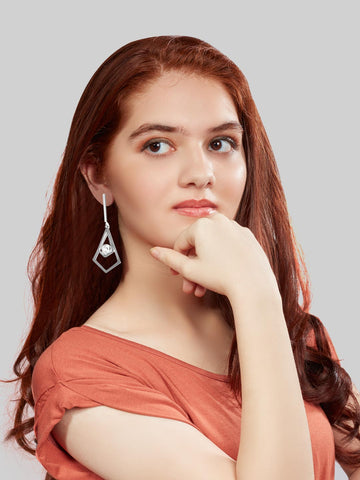Silver Drop Earring