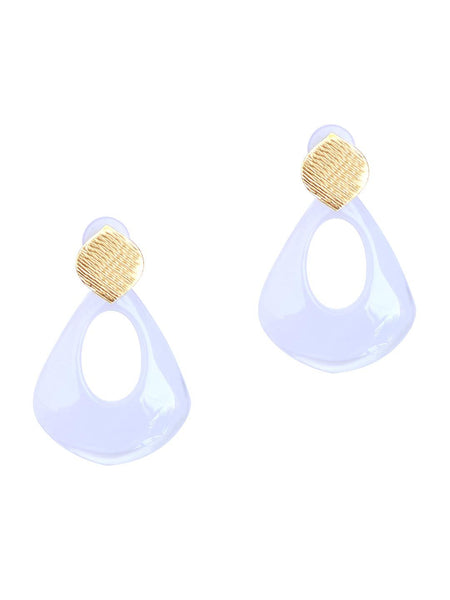 White Irina Earring