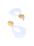 White Irina Earring