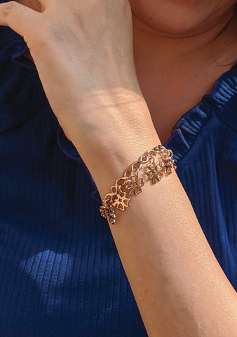 Drop Floral Bracelet