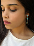 Opal Blue E arring