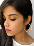 Cluster Hoop Earrings