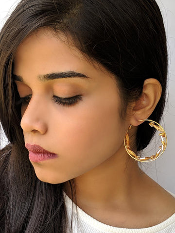 Cluster Hoop Earrings