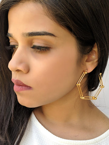 Top Notch Hexa Earring