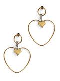Minimal Heart Earring