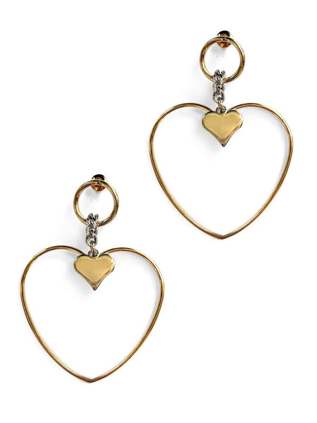 Minimal Heart Earring