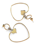 Minimal Heart Earring