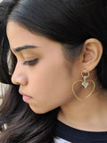 Minimal Heart Earring